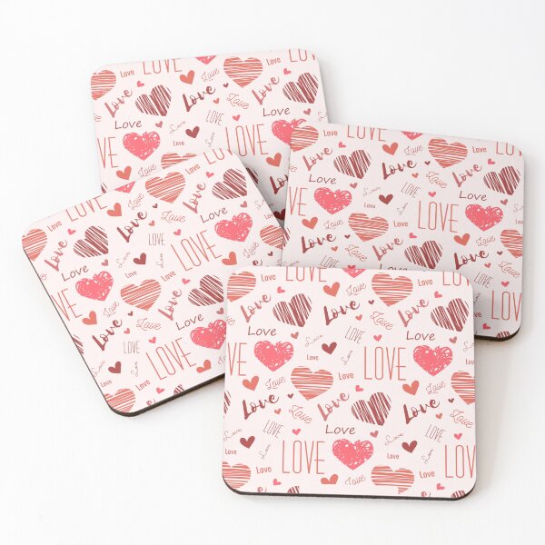 Item preview, Hearts and love pattern designed and sold by DerSenat.