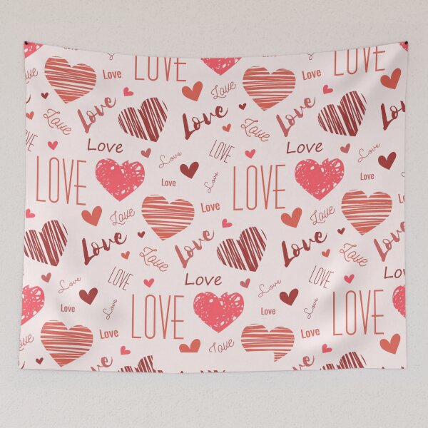Item preview, Hearts and love pattern designed and sold by DerSenat.