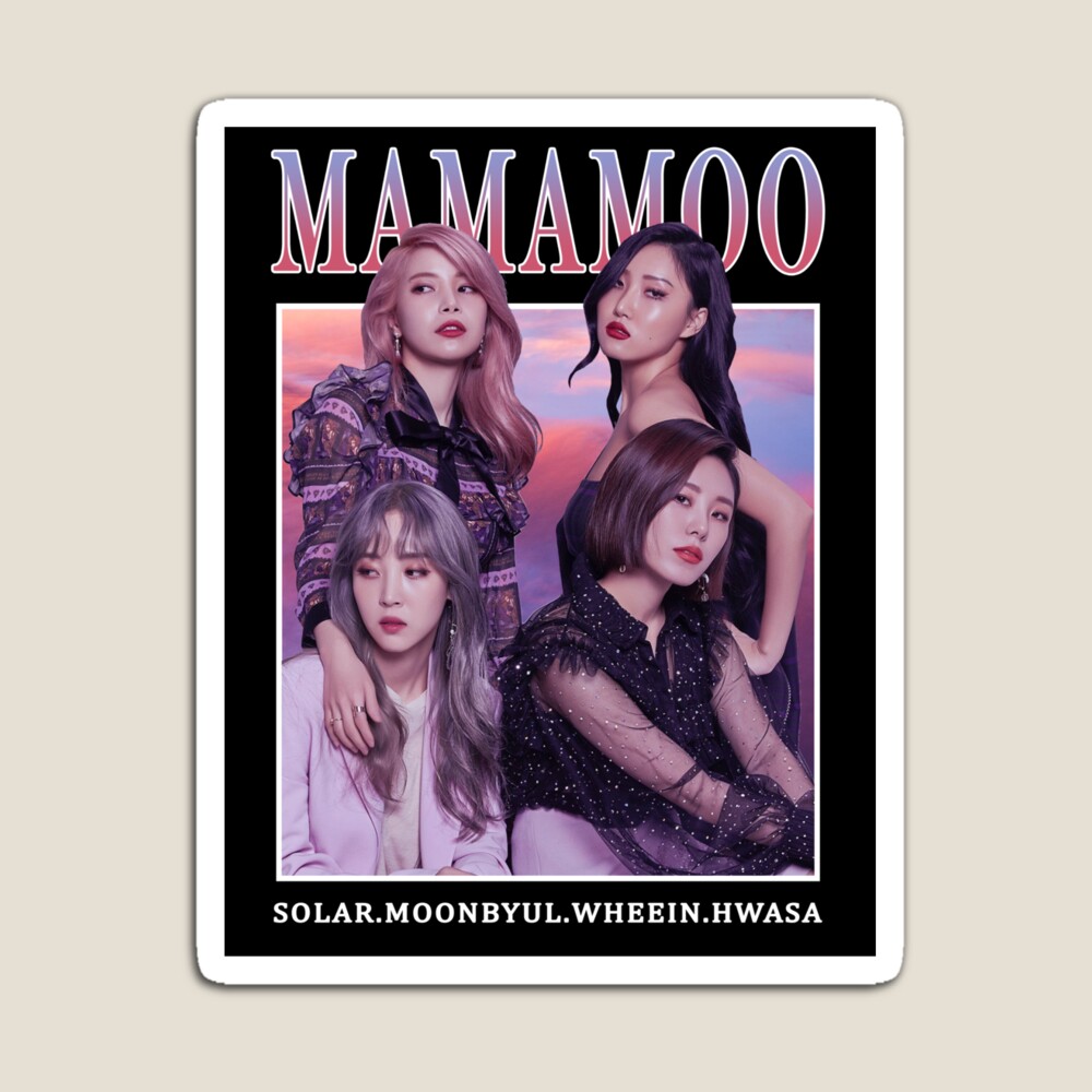 MAMAMOO Members Photoshoot Vintage Retro Band Style 90s 