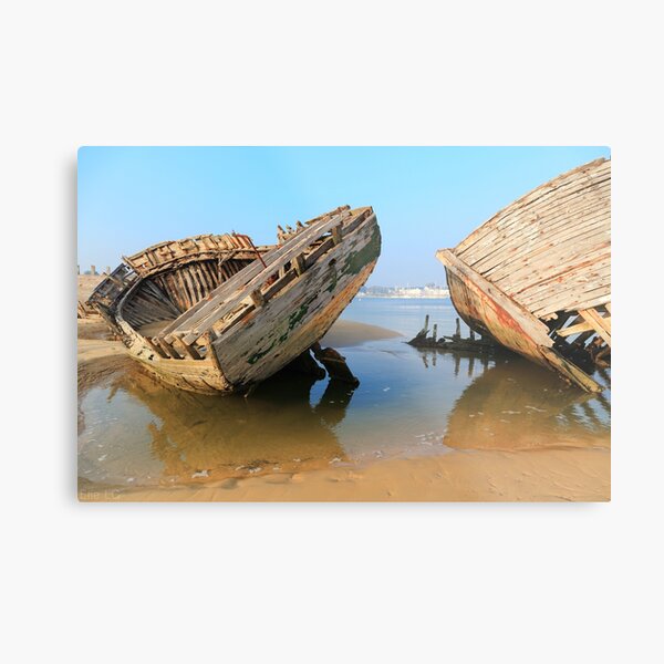 old boat Metal Print