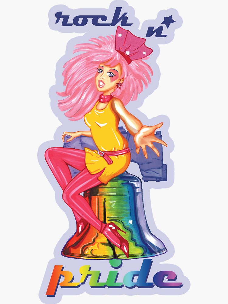 Thumbnail 3 of 3, Sticker, Jem & The Holograms - "Rock 'n Pride" designed and sold by JemCon.