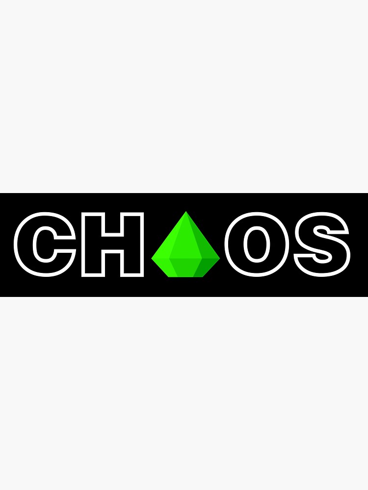 Chaos Emeralds Sticker for Sale by HybridSketches