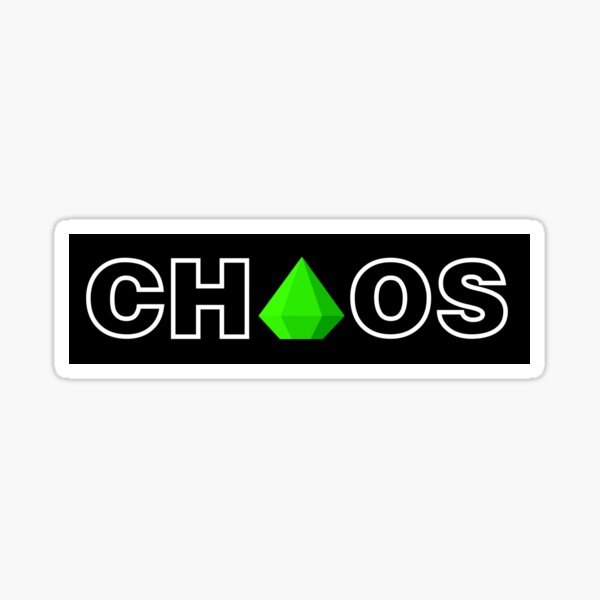 Chaos Emeralds Sticker for Sale by HybridSketches