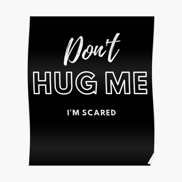 Don't hug me, I'm scared Poster