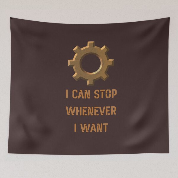 Item preview, Factorio: I can stop whenever I want designed and sold by Tootooot.