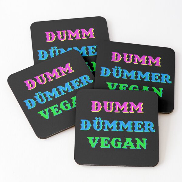 Item preview, Stupid Dumber Vegan Saying designed and sold by DELMEO.