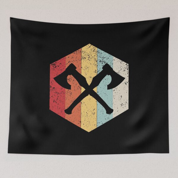Item preview, Retro Axe Throwing Silhouette designed and sold by Whynot123.