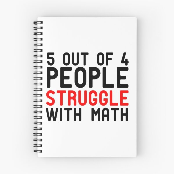 Item preview, 5 out of 4 People Struggle with Math designed and sold by StoreDay.