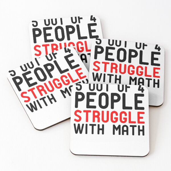 Item preview, 5 out of 4 People Struggle with Math designed and sold by StoreDay.