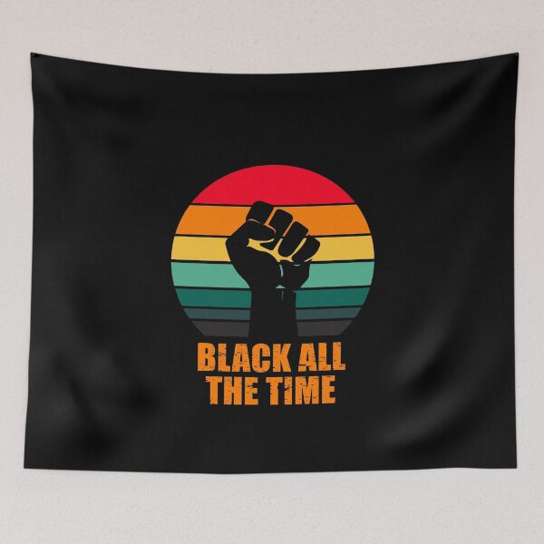 Item preview, Black All The Time designed and sold by aksh-store.