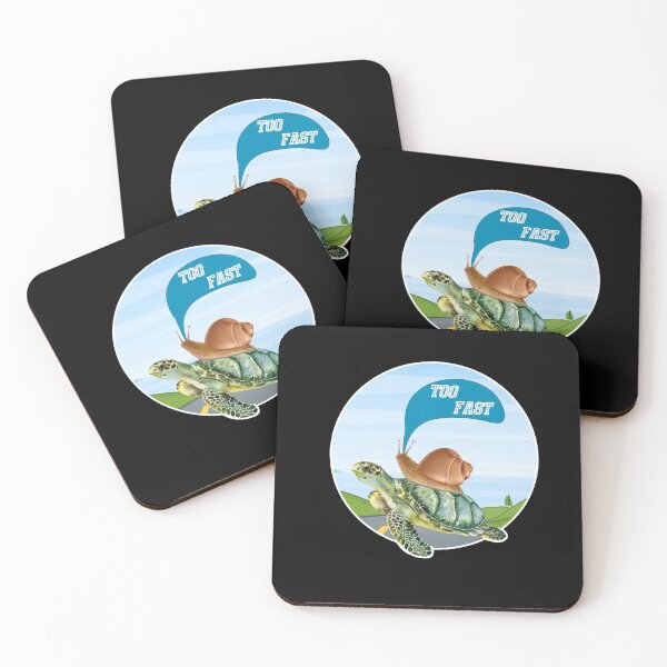 Item preview, Turtle Transports Snail Too Fast designed and sold by DELMEO.