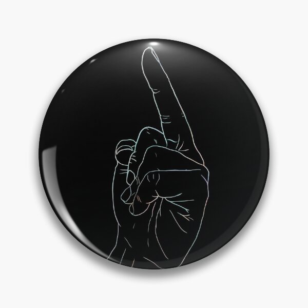 Item preview, Black middle finger designed and sold by experimentons.
