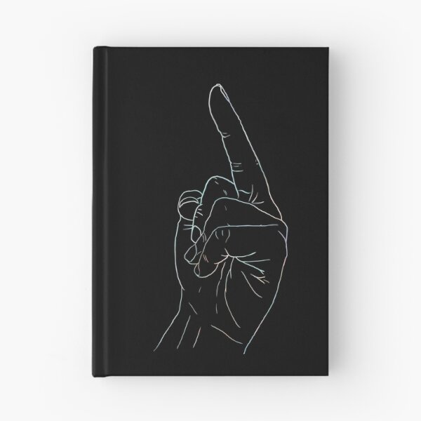 Item preview, Black middle finger designed and sold by experimentons.