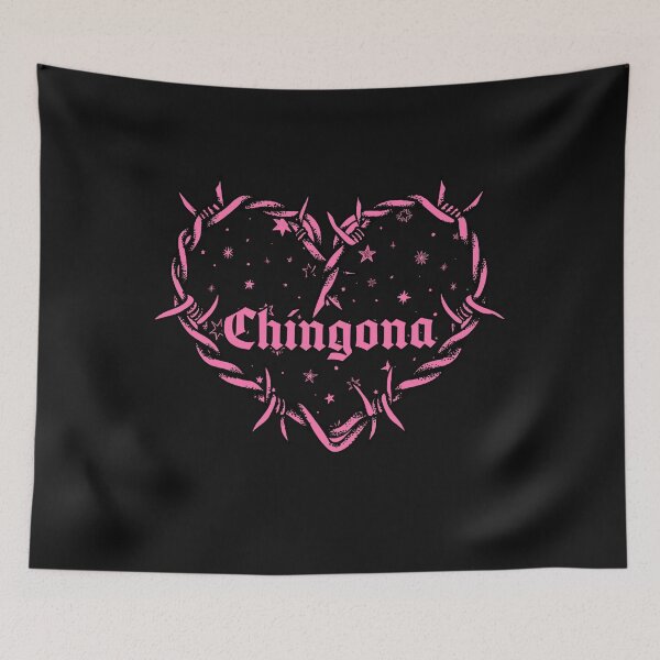 Item preview, Pinkie Heart Chingona Roots Tie Mexican Proud Gift designed and sold by BoldNewLook.