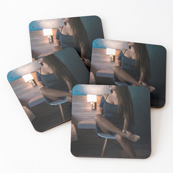 Item preview, Sensual woman with long hair in dark ambient  designed and sold by Ana Cristina Fluieras.