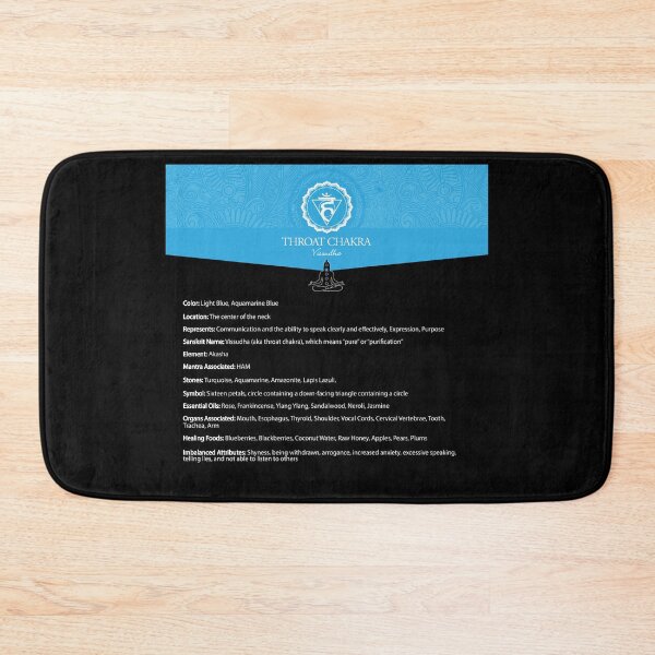 Item preview, Throat Chakra Chart & Illustration - 55 designed and sold by serenaking.