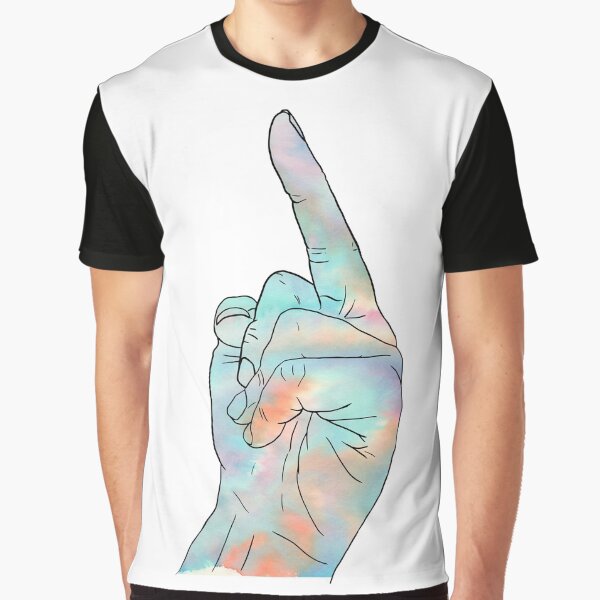 Colorful finger Graphic T-Shirt
