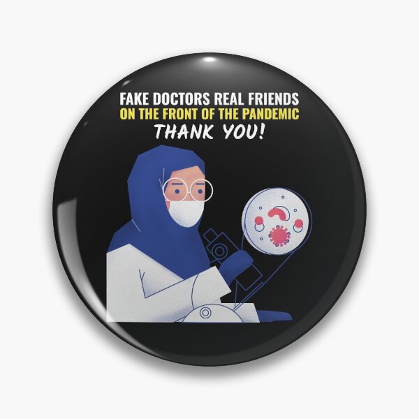 Item preview, Fake doctors real friends - Thank You Greetings designed and sold by youngdstag.