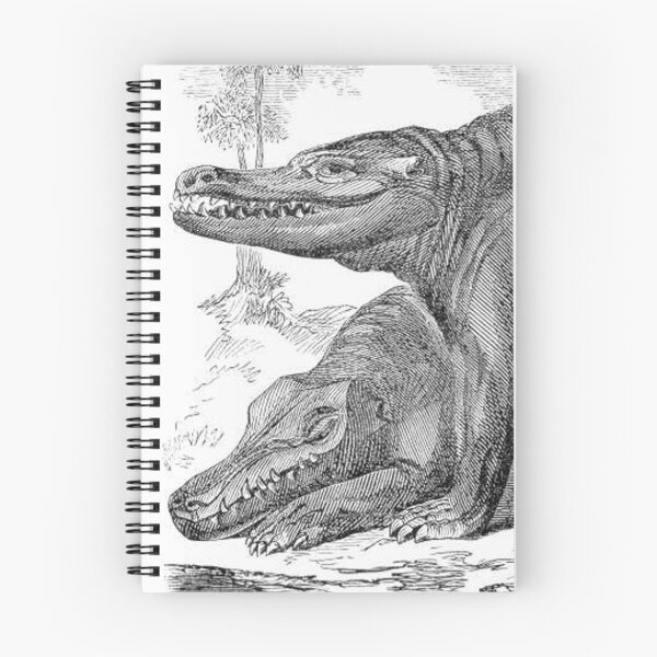 Item preview, megalosaurus dinosaur  illustration designed and sold by Vintage Designs +.