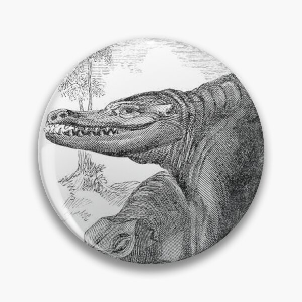 Item preview, megalosaurus dinosaur  illustration designed and sold by Vintage Designs +.