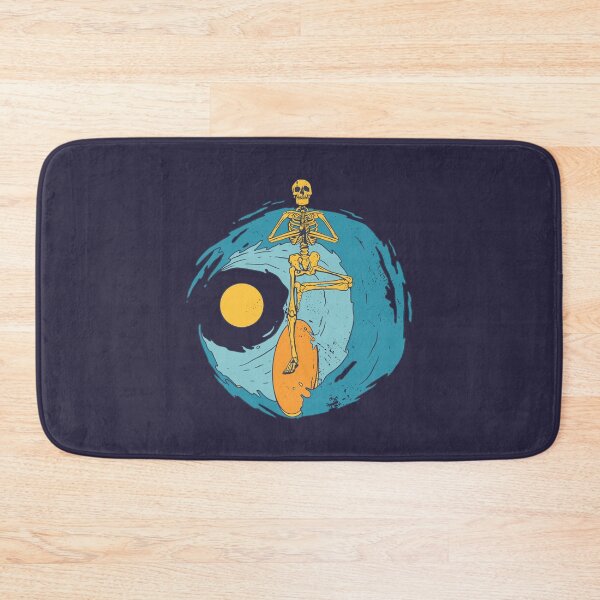 Item preview, Skeleton surfer, surfboard designed and sold by DerSenat.