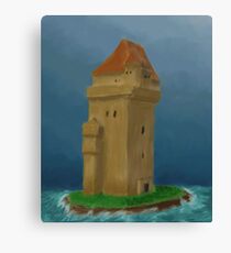 Tower in the sea Canvas Print