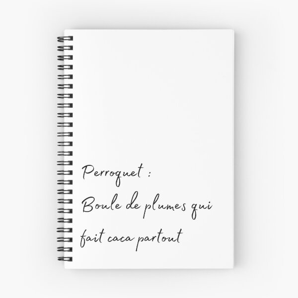 Item preview, Parrot, Bird poop everyere french quote designed and sold by L'Atelier Oranjade.
