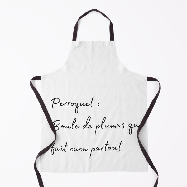 Item preview, Parrot, Bird poop everyere french quote designed and sold by L'Atelier Oranjade.