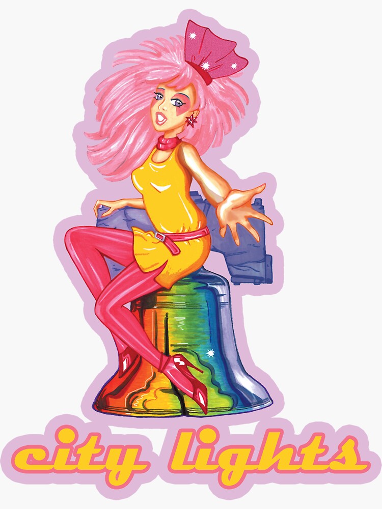 Thumbnail 3 of 3, Sticker, Jem & The Holograms - "City Lights" designed and sold by JemCon.