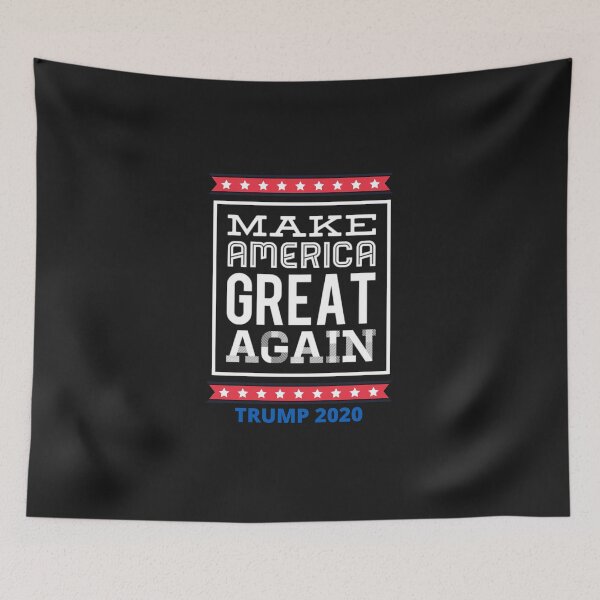 Item preview, American Flag stars Make America Great Again with Trump 2020 designed and sold by Michael Schmidt.