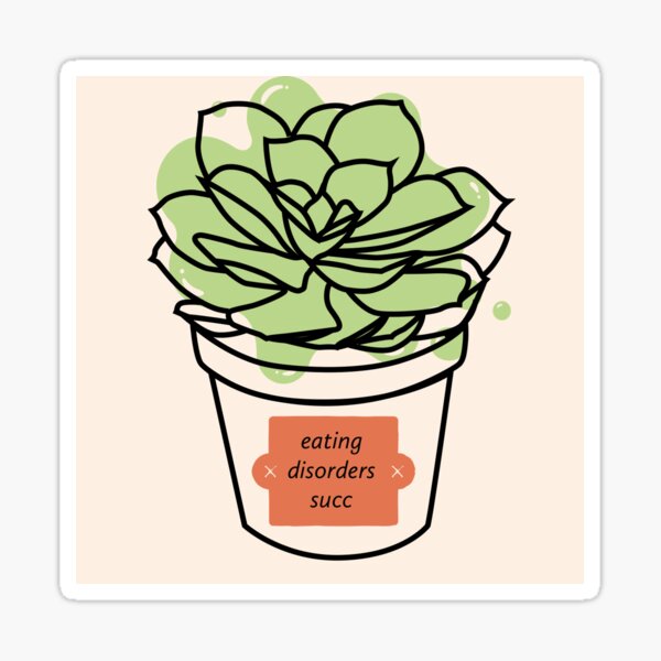 Eating Disorders Succ Sticker
