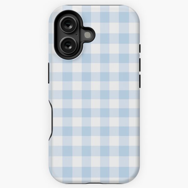Item preview, Baby Blue Pastel Blue Gingham Pattern designed and sold by ennbe.