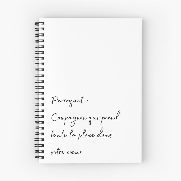 Item preview, Parrot take all the place in your hearth french quote designed and sold by L'Atelier Oranjade.