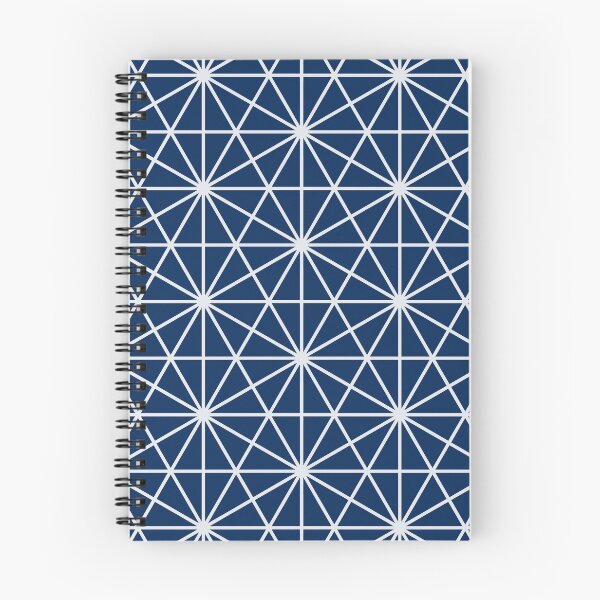 Item preview, Indigo blue White isometric pattern A designed and sold by rcsmit.