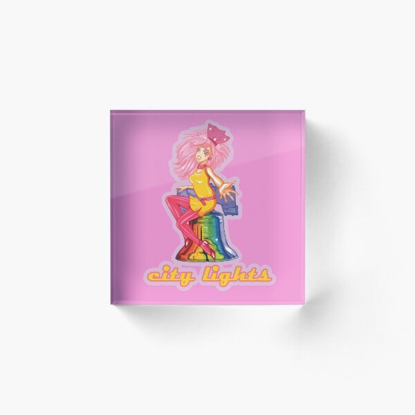 MM City Lights Jem & The Holograms Acrylic Block