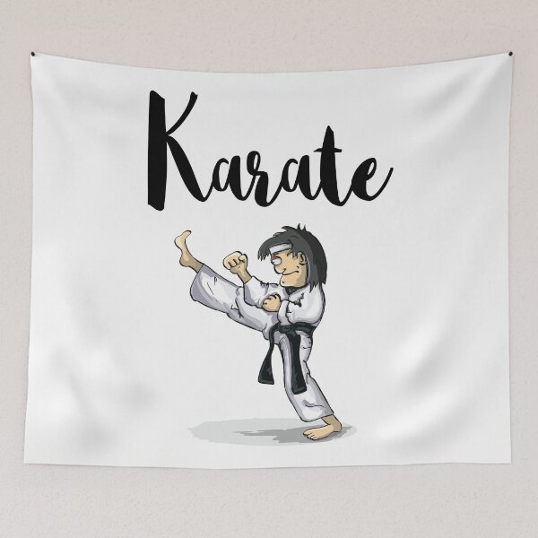 Item preview, Karate, With Graphic Of Person Kicking designed and sold by 4AllTimes.