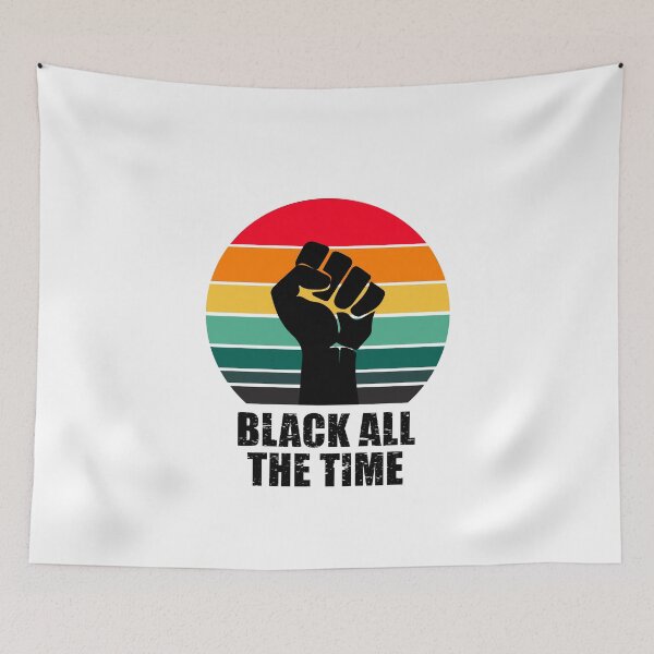 Item preview, Black All The Time designed and sold by aksh-store.
