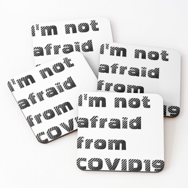 Item preview, I AM NOT afraid from covid funny t-shirt  designed and sold by BAFtime.