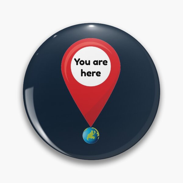 Item preview, You are here designed and sold by StupidHeadArt.