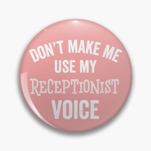 Item preview, Receptionist Voice Funny Administrative Assistant Professionals Day Gift designed and sold by carlhunt99.