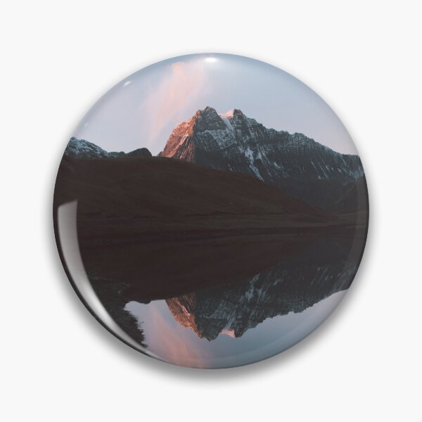 Item preview, Atardecer con montañas y un lago designed and sold by SpaceNoon.