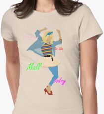 Let's go to the Mall ! :D Women's Fitted T-Shirt