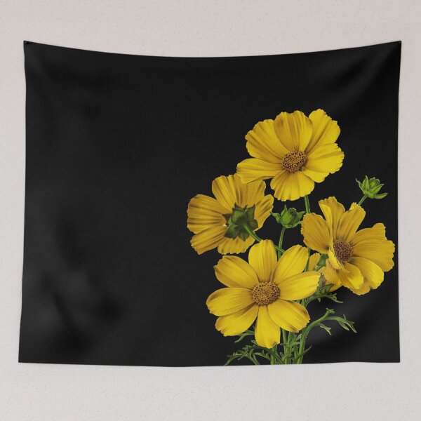 Item preview, Vintage Yellow Wild Flower Drawing designed and sold by Darwin F.