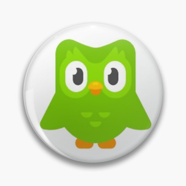Duolingo Pins And Buttons Redbubble - duolingo the bird roblox