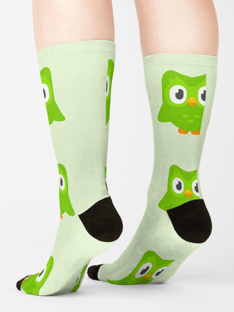 Alternate view of Duolingo bird Socks