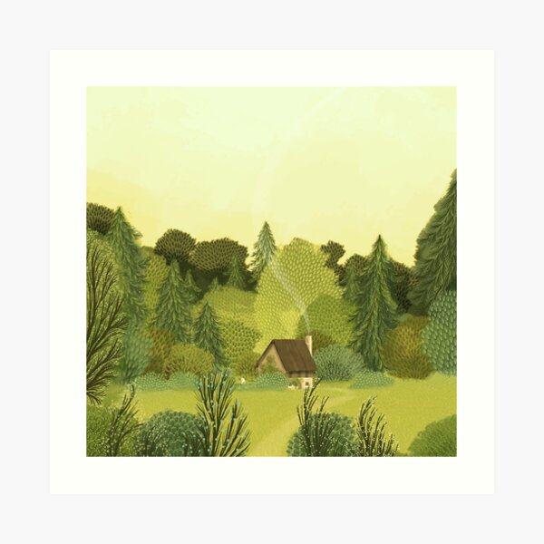 The Teeny Tiny Gardener Art Print