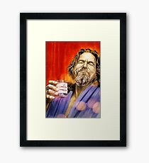 The Dude Abides Framed Print