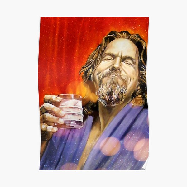 The Dude Abides Poster