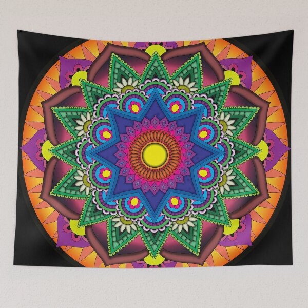 Item preview, Pure Colored Mandala designed and sold by AmaJoy Designs .