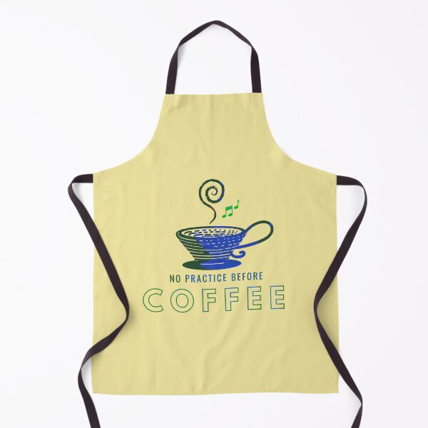 Item preview, No Practice Before Coffee (Green/Blue/Yellow) designed and sold by DesignsofNote.